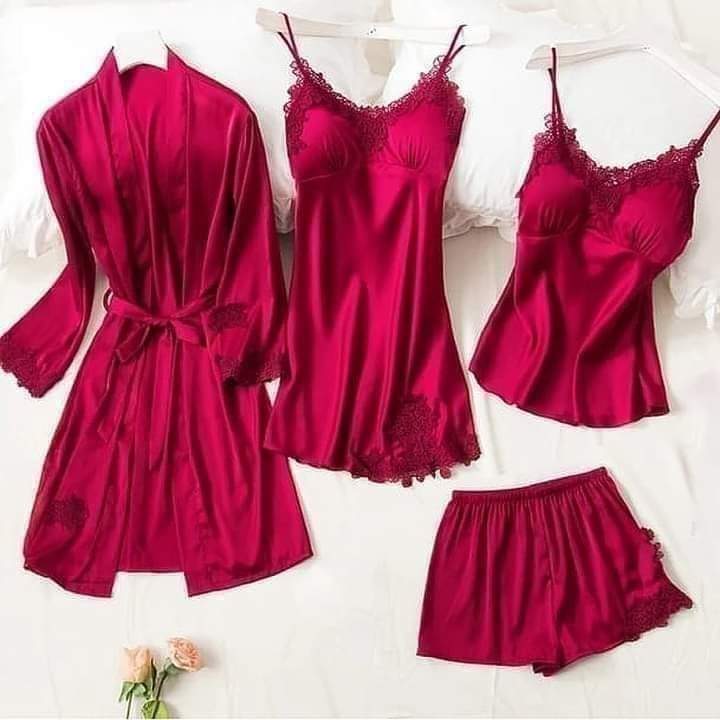 4 Piece Night Dresses