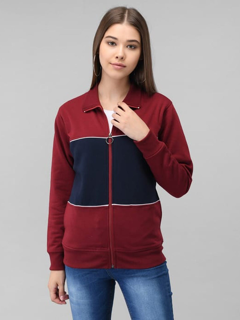 Urban Pannel Zipper Hoodies