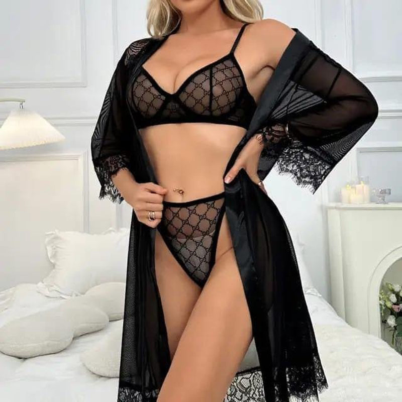 Mesh diamond Lingerie set code: NBPG-02
