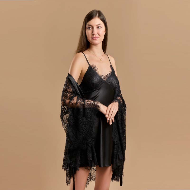 3 Piece umbrella net gown Robe set