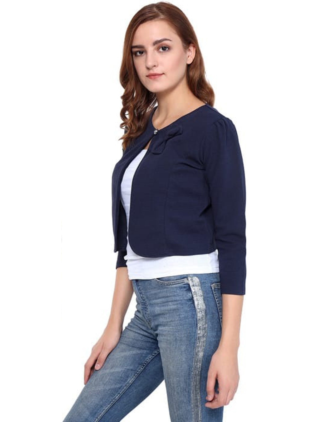 Ladies Crop Casual Jacket